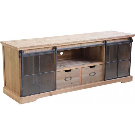 Mobile Dorian 160x45,5x60 h cm in Legno Marrone (1/5)
