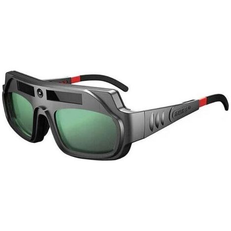 Lunettes de soudage à obscurcissement automatique, lunettes de soudage solaires couleur réelle avec branches réglables, masque de sécurité de soudage confortable, lunettes anti-éblouissement pour le m (1/4)