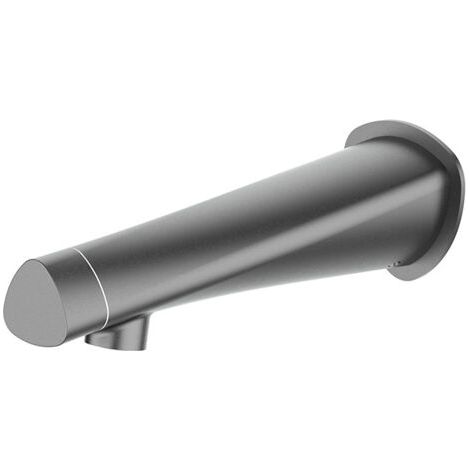 Robinet de lavabo encastré mural Corps en laiton Design moderne minimaliste, Gris (1/5)