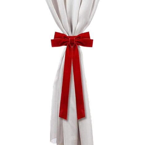pour Rideaux Ruban en Velours Attaches Rideaux en Nœud de Velours pour Maison Fenêtre Fêtes Mariage Saint-Valentin Artisanat d'Intérieur (1/5)