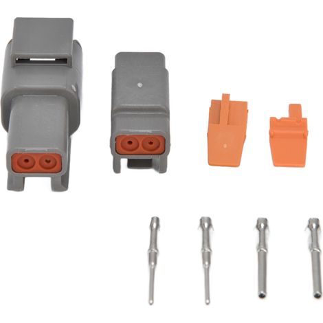 kits de connecteurs étanches à 2 broches DTM avec bornes et inserts pour applications domestiques et industrielles (1/5)