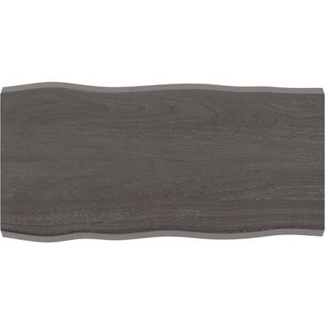 Dessus de table bois massif traité bordure assortie (1/5)