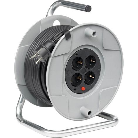 Brennenstuhl Tambour de câble AK 260 40 m H05VV-F 3G1,5 dans un carton - 1099140001