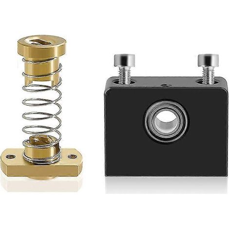 Écrou anti-jeu 2024 et vis-mère de l'axe Z à montage supérieur, compatible avec Ender 3/3 Pro/3 V2/CR-10, mise à niveau