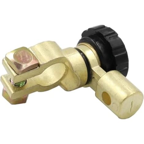 Isolateur de batterie de voiture - Déconnexion rapide en alliage de zinc - Convient pour les véhicules 6 V 12 V - Borne de batterie marine de 15 à 17 mm de diamètre - Noir (1/5)