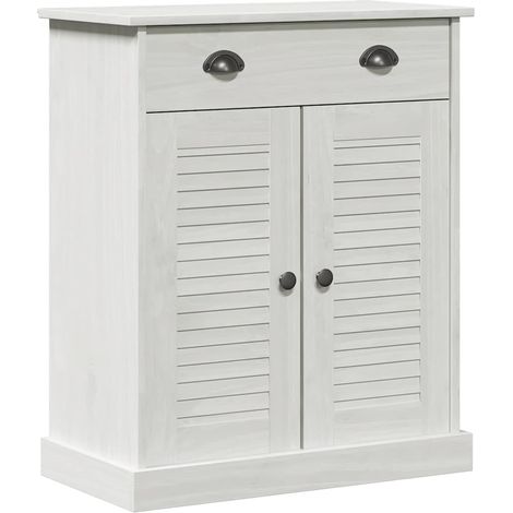 Maison Exclusive - Mobile da Bagno VIGO Bianco e Bianco Antico 68 x 34 x 80 cm