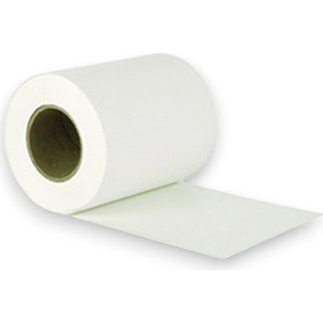 Striscia ombreggiante pvc altezza 19 cm lunghezza 35 metri con 20 clips incluse per recinzioni giardino - Bianco (1/5)