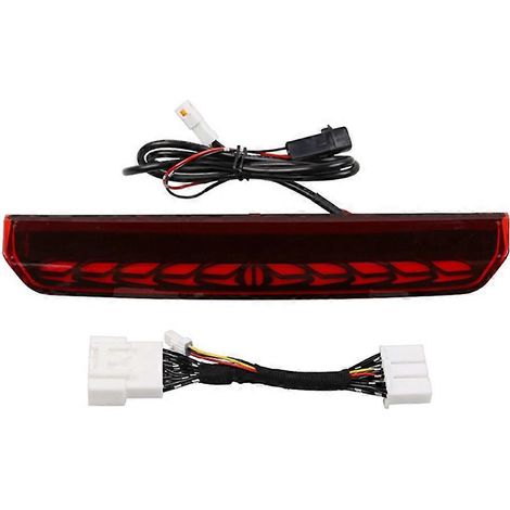 Dynamische LED-Bremsleuchte mit hoher Montage und zweifarbiger Beleuchtung für Autos