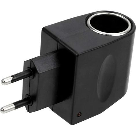220 V auf 12 V Auto-Stromrichter, Auto-Zigarettenanzünder-Netzteil für AC-DC-Stromversorgung für Elektroautos, Lieferwagen, EU-Vorschriften (1/4)