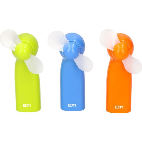 Ventilateur à batterie Funny Colors 2xaa non inclus EDM Colors modèles assortis (1/3)