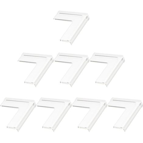 Protection d'angle en Silicone pour Fenêtre et Coin de Meuble, 8 Pièces, Installation Ferme, Sécurité Garçon et Filles, Réduit Les Risques de Blessure (1/5)