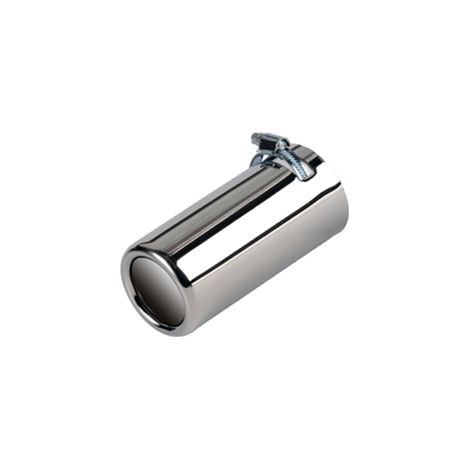 Edelstahl-Auspuffblende - rund - passend für 43-56 mm (1/2)