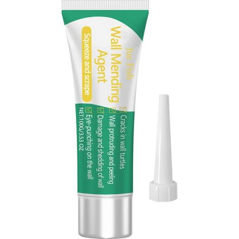 Pâte de rebouchage 100g – Kit pratique pour plaques de plâtre – Répare trous, fissures et petits dommages muraux – Solution maison facile (1/5)
