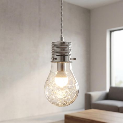 Pendelleuchte Glühbirnen Design E14 Glas Küche Esszimmer