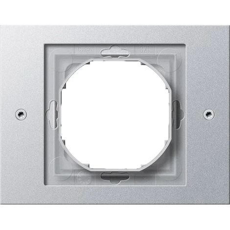 Gira Marco embellecedor 1f Gira TX44 (WG UP) F Alu [021165], 0211 65