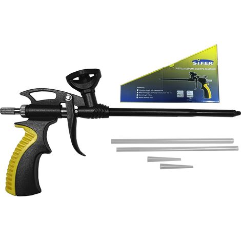 SIFER sifer pistola espuma poliuretano cuerpo aluminio 423708