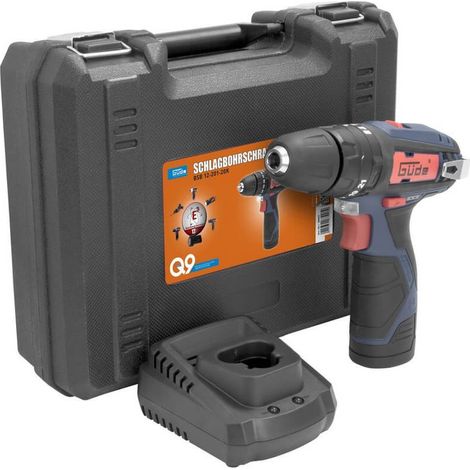 Güde Akku-Schlagbohrschrauber BSB 12-201-20K – 12 V, 2 Ah, 13-tlg. Set (1/5)