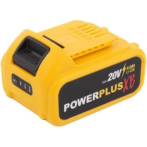 Powerplus Batterie POWXB90050 - 20V 4.0Ah - Capacité de 4000mAh - batterie rechargeable (1/3)