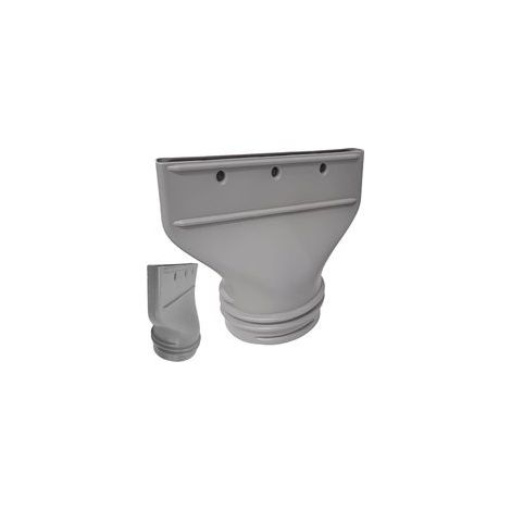 Tuyau Climatiseur Mobile Adaptateur Clim Fenetre, Adaptateur Tuyau Climatiseur Mobile Raccord Plat, De D'échappement Pour Climatisation - 130/150mm, Pour D'échappement Installation Rapide Et Solide (1/5)
