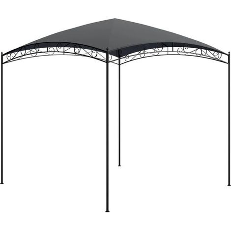 Belvédère de Jardin 3x3x2,65cm Anthracite - Pavillon Jardin-x (1/5)