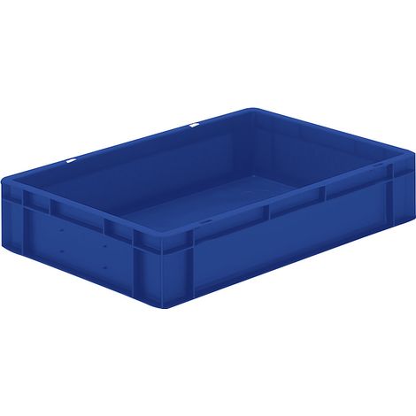 Caisse de transport 600x400x120 mm bleu (1/4)