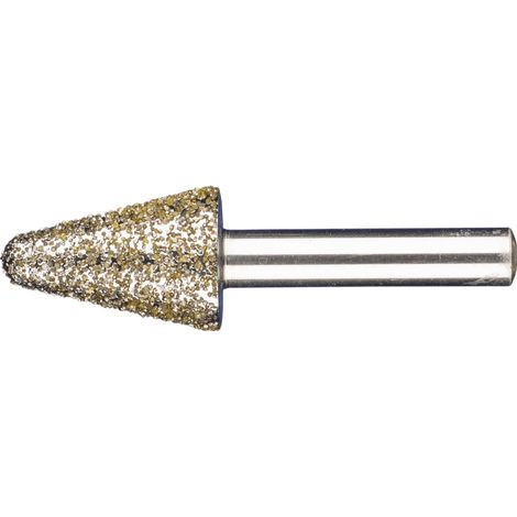 PFERD TOOLS Diamant-Schleifstift Kegel 20x30x8 mm D852 zum Schleifen von Grau-und Sphäroguss