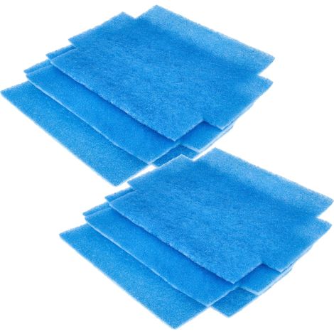 vhbw 6x Filterpad kompatibel mit Dolphin E40i Poolsauger, Poolroboter - Feinfilter, 28,5 x 23 x 2,3 cm