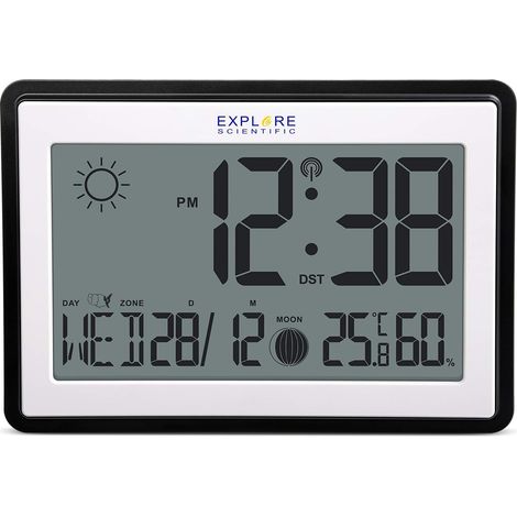 Explore Scientific RDC8002 stazione meteorologica digitale Nero, Bianco LCD Batteria (1/5)