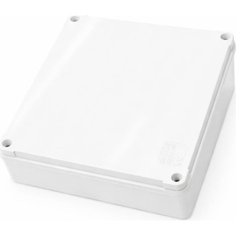 WEBMATEL Caja Estanca Exterior 170x170x75mm IP65 ABS IK08 Sin Conos Gris Claro (1/4)