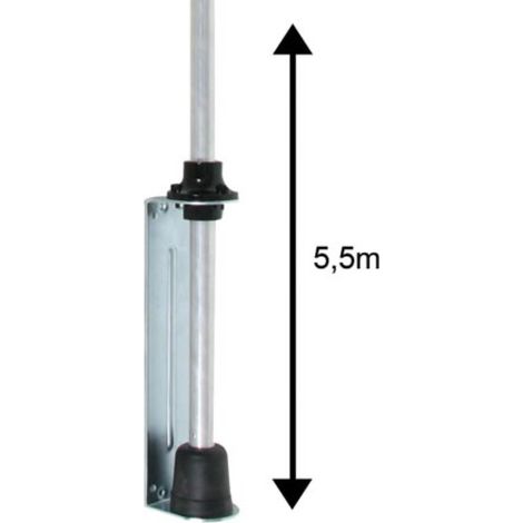Velleman – Antenne CB Sirio Scirocco 27 1/2E – Antenne chargée à la base – Impédance 50 ohms – Plage de fréquence 26-29 MHz – Résistance au vent 120 km/h