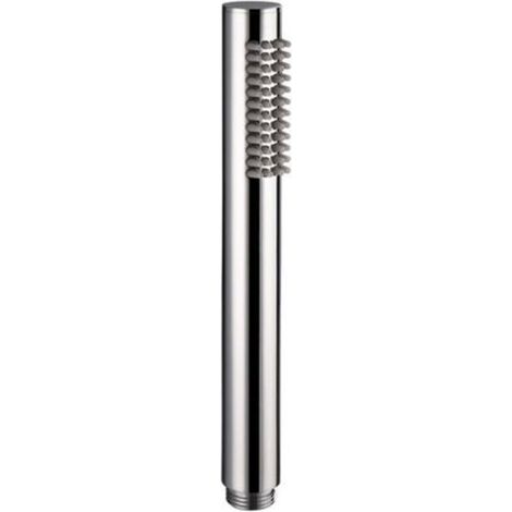 Douchette en laiton, pommeau de douche haute pression anticalcaire, en forme de L, argenté, finition chromée (1/4)