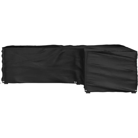 vidaXL L-Shaped Garden Furniture Cover 16 Eyelets 250x250x70 cm