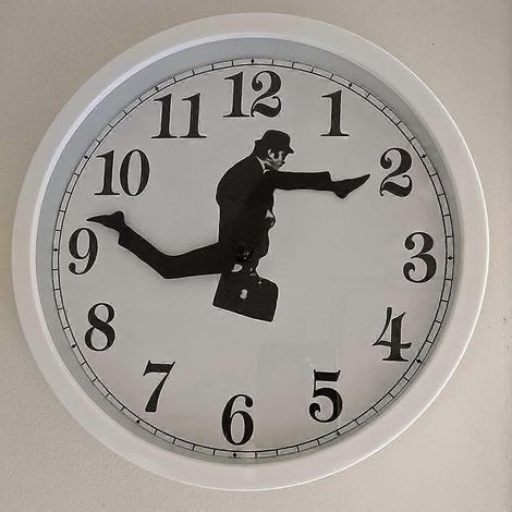 2024  Wall Clock, Silent Walking Man Wall Clocks for Bedroom Kitchen (1/4)