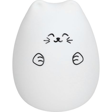 LED-Katzenlampe, farbenfrohes Silikon-Nachtlicht mit USB-Ladefunktion, stimmungsvolle Beleuchtung für Zuhause und Schlafzimmer (1/5)