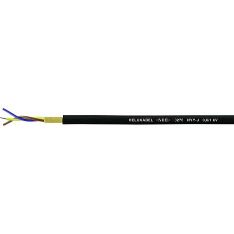 HELU 32023 Cavo posa fissa NYY-J 3 G 1.5 mm² Nero 50 m (1/2)
