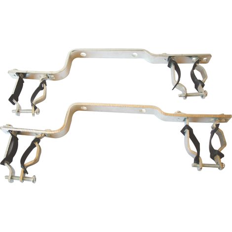 Paire de support réglable pour collecteurs - entr'axe 153mm - Ø 20/27 à 33/42 (1/2)