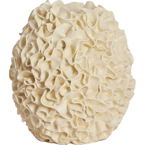 Light & Living Runde Vase Agello in creme Keramik – Ø28x29 cm