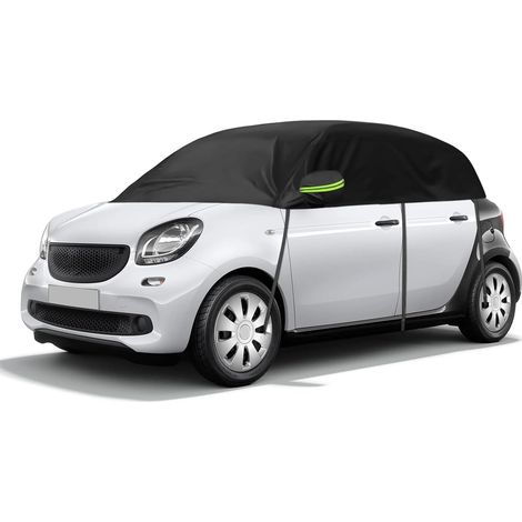 Demi Bâche Voiture Extérieur Compatible avec 2014-2021, Housse de Protection Voiture Étanche Anti-Neige UV Soleil Noir (1/5)
