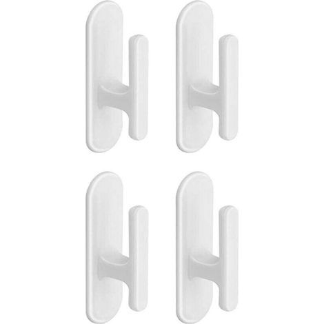 Lot de 8 crochets auto-adhésifs pour cordon de store enrouleur de cordon pour store enrouleur de cordon pour store enrouleur de corde (1/4)