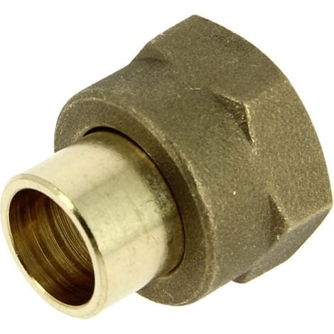 Raccord gaz 2 pièces femelle 20x150 pour tube cuivre Ø12