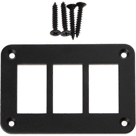 Panneau de supports pour interrupteurs à bascule 2/3/4/6 voies, boîtier de montage pour bateau, voiture, remorque. (1/4)