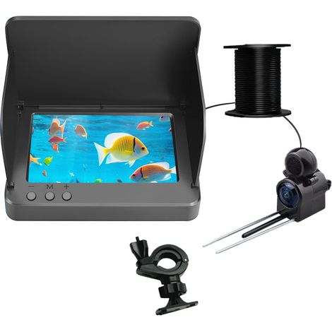 Cámara de pesca submarina, buscador de peces, cámara gran angular impermeable IP67 de 5000 mAh con visión nocturna infrarroja, pantalla IPS HD, equipo de pesca, dron con visión submarina.