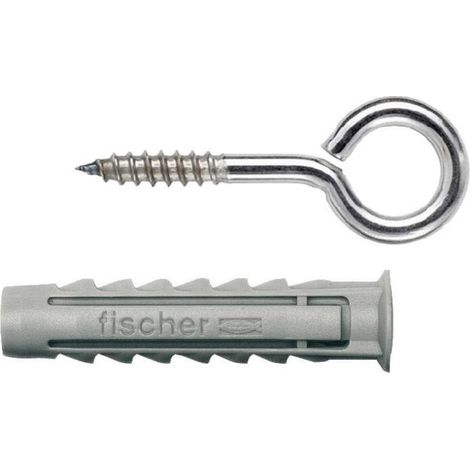 Blíster FISCHER 3 unidades taco SX-6 + hembrilla cerrada 4x31mm