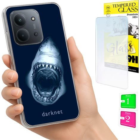 Funda para Xiaomi Redmi 15C 4G de 171 mm con foto y cubierta trasera de cristal 9H. (1/5)