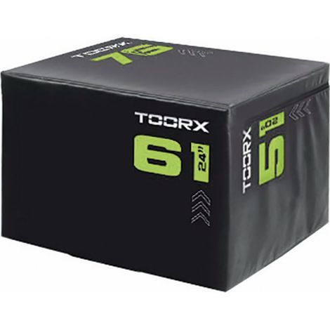 Soft plyo box 3 in 1 LIGHT - piattaforma di allenamento pliometrico - 76x61x51 cm