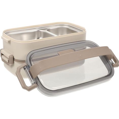 Boîte à lunch Bento en acier inoxydable TIDTALEO avec (1/5)
