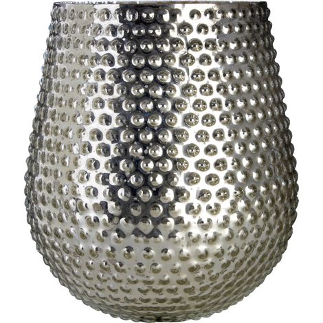 Premier Housewares Complements Silver Large Candle Holder (1/3)