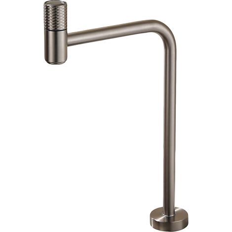 JSSEVN - Stainless Steel Reverse Osmosis Faucet, 360° Swivel, Cold Water Faucet, Drinking Water Faucet for Reverse Osmosis or Water Filtration, Gun Grey (1/5)