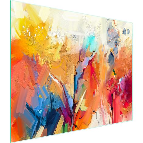 Glasschneidebrett 52x30 Farbe