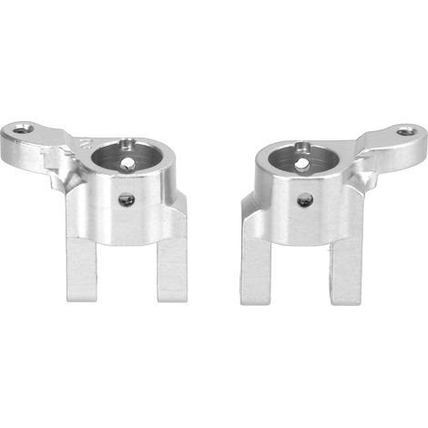 Roue avant en alliage d'aluminium RC, siège C, base C pour voiture tout-terrain HBX 2098B 1/24, pièces détachées argentées (1/5)
